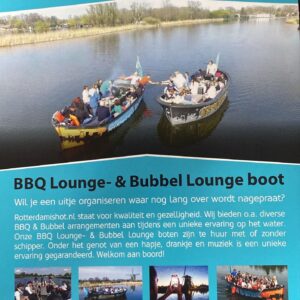 Rondvaart van 2 uur met max. 8 personen met Schipper Els inclusief drankjes en BBQ pakket voor 8 personen
