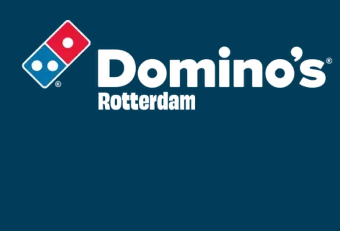 5 medium pizza’s van Domino’s