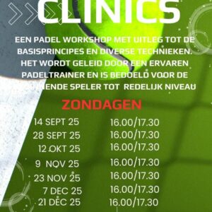 Padel clinic 2 personen