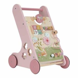 Houten Loopwagen Fairy roze
