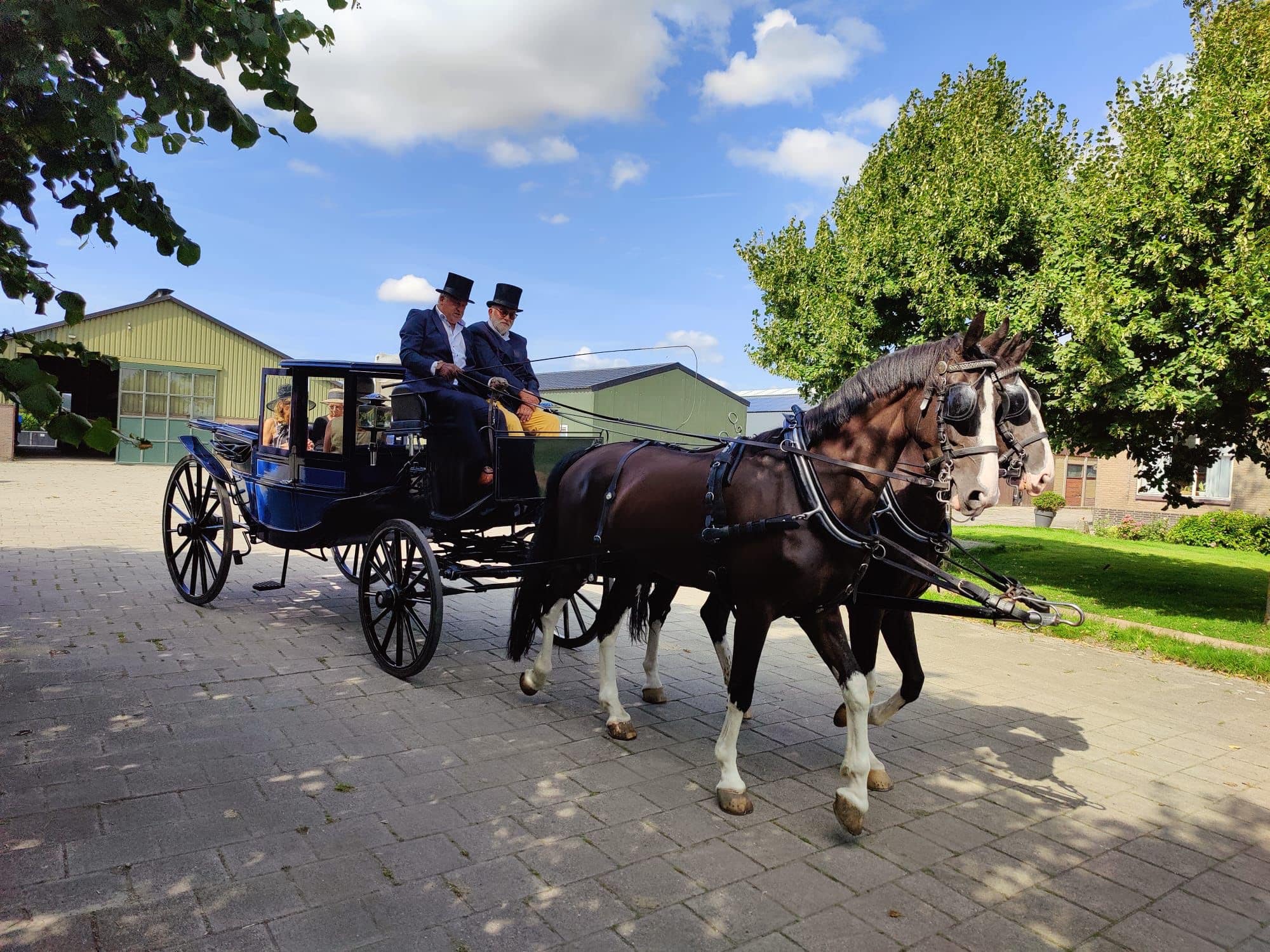 Koetstocht voor 4 personen vanuit Schipluiden richting Delft of Schiedam