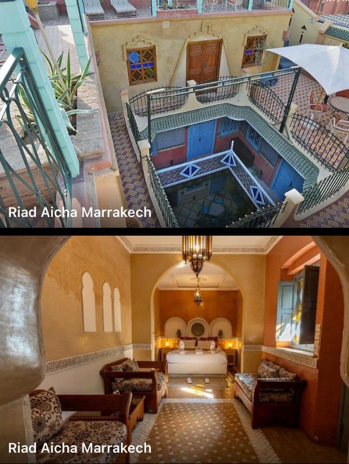 Verblijf 2 nachten in Riad Aicha, Marrakech (exclusief vlucht)