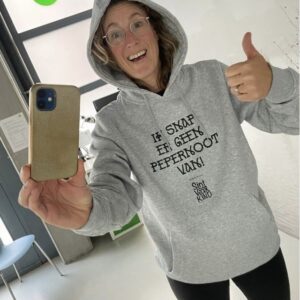 Sweater (grijs) - "Ik snap er geen pepernoot van"